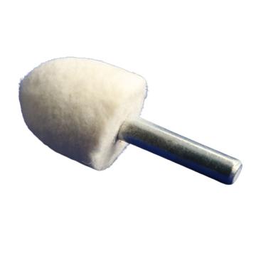 亿丰 椭圆形羊毛磨头 直径6mm，柄径3mm