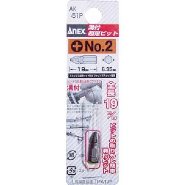 ANEX 沟槽超短钻头 +2×19 AK51P219