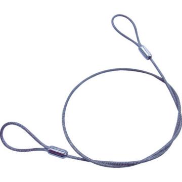 尼斯链条 不锈钢切割线 铝铆钉 黑色PVC涂层 0.81（1.2）X600mm（1根=1PK） Y91