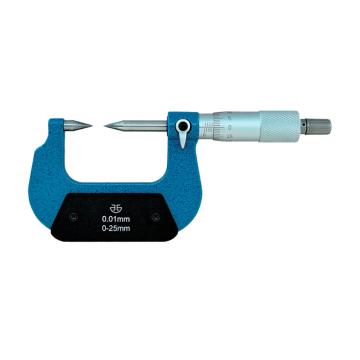 青量 尖头千分尺0-25*0.01mm、D型（15°） 200-41-060