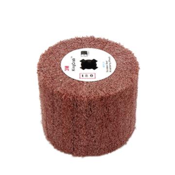 3M 红色拉丝轮120×100，150# 120×100，150#