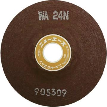NRS 偏心型磨削砂轮 新王牌 １００×６×１５ ＷＡ２４Ｎ NA1006WA24N