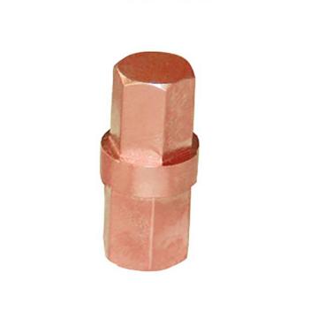 桥防 铍青铜防爆六角螺丝刀头3mm 264B-3mm-BE