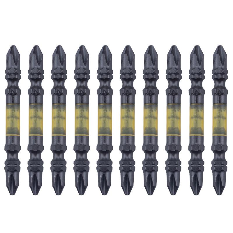 ANEX (ANEX)双头黑龙韧性40V强磁批头 ABR-14M PH2X65mm 10支装