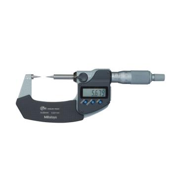 Mitutoyo/三丰 数显尖爪千分尺25-50mm 测头角度30°、IP65级防护、不含第三方检测 342-262-30