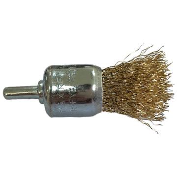 库兰 带柄钢丝刷，镀铜钢丝19mm，0.3mm丝径，6mm杆，RPM4500 0401906230
