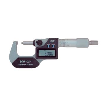 青量 数显尖头千分尺25-50*0.001mm、C型（60°测头/0.5mm测砧）、电子/刻度显示、IP65 292-52-550