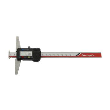 广陆 数显深度尺0-150mm（双钩头）、不含第三方检测 123-131-1