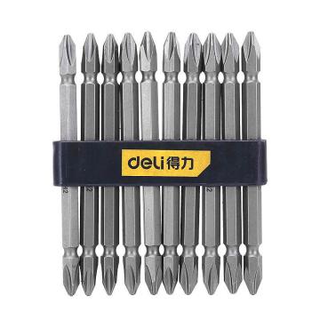 deli/得力 十字双头风动批头1/4"*PH2*100L DL6903