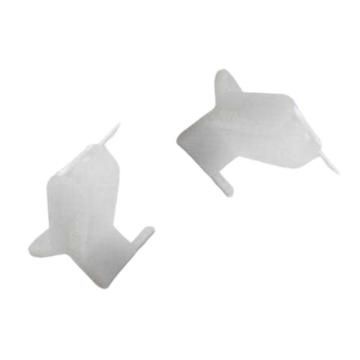 川禾 白色塑料平衡夹10×10×8mm MWC-300CW