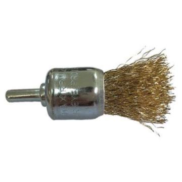 库兰 带柄钢丝刷，铜丝25mm，0.3mm丝径，6mm杆，镀锌，RPM4500 0402506330