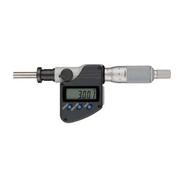 Mitutoyo/三丰 数显测微头0-25mm、锁紧螺母球面测量面、IP65、不含第三方检测 350-282-30