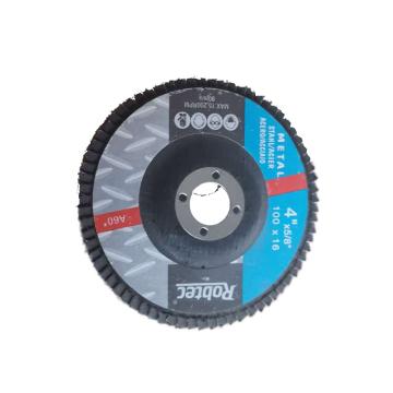 Robtec 煅烧刚玉百页轮100*16mm，80# 100*16mm，80#