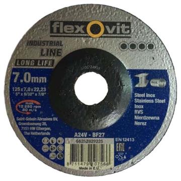 富来维特 树脂打磨片125x7.0x22.23mm，A24V-T27 66252829225