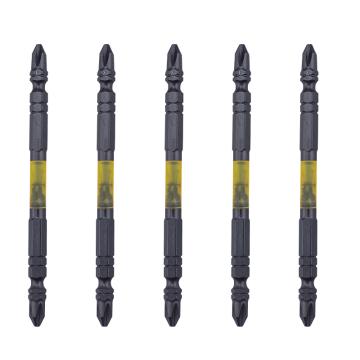 ANEX ABRM5-2130 双头黑龙韧性48V强磁批头 PH2X130mm 5支装