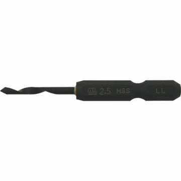 STAR-M 用于镶板的下孔钻 外径2.5mm 轴径6.35mm 75SD025