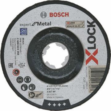博世 X-LOCK 砂轮专家 铁用125×6.0 偏心型 2608619259