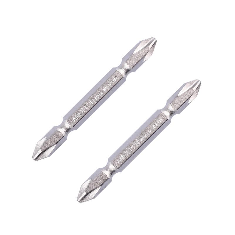 ANEX (ANEX)螺丝刀批头双头强磁 AHM-2065 PH2X65L 2支装