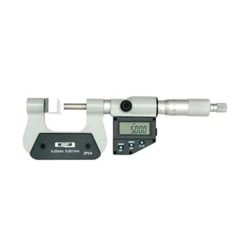 青量 数显大测砧千分尺0-25*0.001mm、50*14mm测砧、五键、IP54 233-61-010
