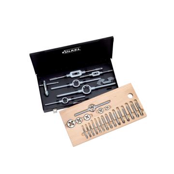 VOLKEL 丝锥板牙套装NPT1/8-2、铁盒装 48027