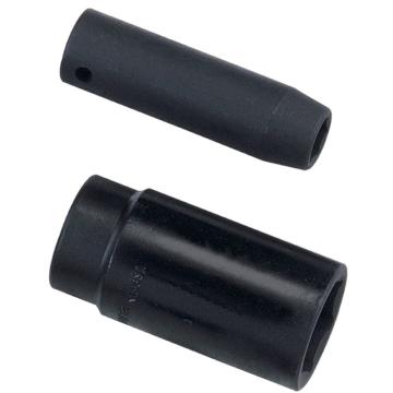 genius/天赋 1/2"方头气动公制6角套筒1/2"x15mmx38mmL 444015