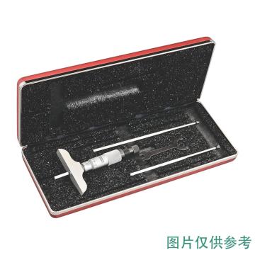 施泰力 深度千分尺0-150、分辨率0.01、基座100、不含第三方检测 449MBZ-150R