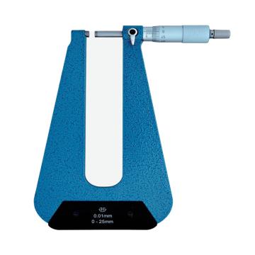 青量 深弓架千分尺25-50*0.01mm*150、C型（双球面SR5） 203-26-000