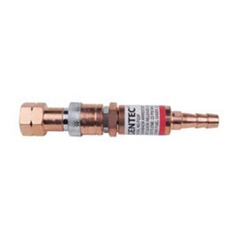 GENTEC 快速连接式气体回火防止器适用气体：燃气，工作压力：0.15Mpa FQ5-T3F