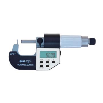 青量 数显壁厚千分尺25-50*0.001mm、A型（Φ1.8*8mm测砧）、五键、IP54 230-72-140