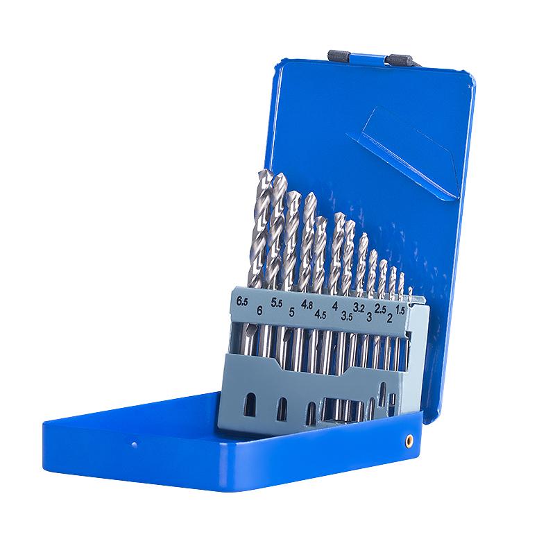 百事通 (PRESTO)高速钢直柄麻花钻套钻1.5～6.5X0.5mm(13支装) 09580M13