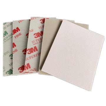 3M 抛光磨砂处理用海绵砂纸 02604(红字320#-400#)，