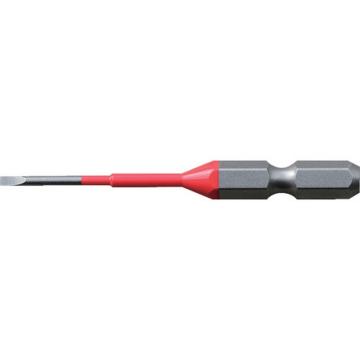 ANEX 单端螺丝刀头 刃尖-1.8×全长65mm 管颜色：红（2件装） ACMM1865