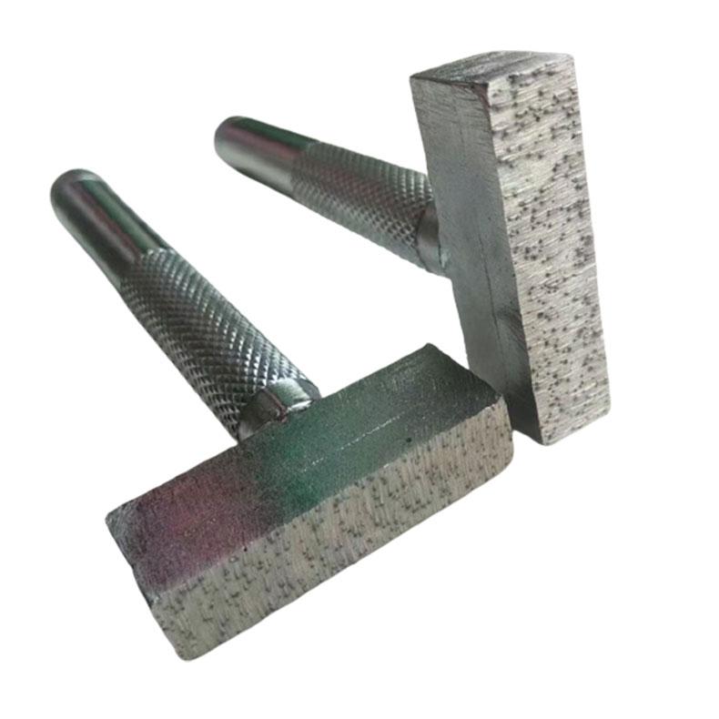 强卫 手推式人造金刚石修整块柄径10*长度100mm，1个/盒 10*20*40*100