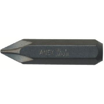 ANEX 冲击起子用位子 ＋１×３６ 对边８ｍｍ六角轴 AK21P136