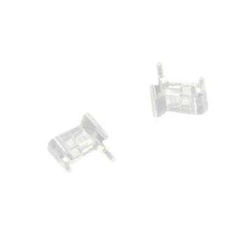 赋耘 镶嵌用Ω型样品夹 塑料制透明 232004100