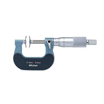 Mitutoyo/三丰 盘型千分尺0-25mm、不含第三方检测 123-101