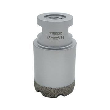 特思科 M14螺纹瓷钻钻孔器 M14*35