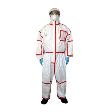 耐呗斯 白色增强款连体防护服（视窗凉爽加强型） NBS4301TWCP-L