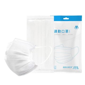 名典上品 通勤口罩白色，独立装 M993白 10只装