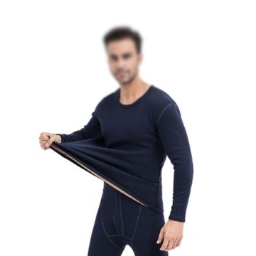 恒源祥 男士摇粒绒保暖内衣套装 TC-5005 藏青-180