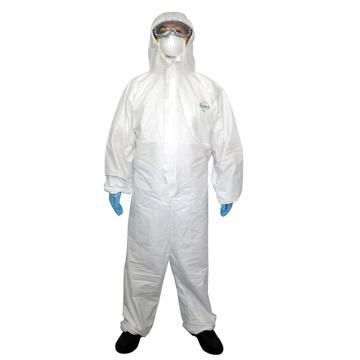 耐呗斯 白色常规款款连体防护服 NBS4111O-L