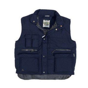 代尔塔 SIERRA2多口袋棉涤马甲经典款式 藏青色 405104-XXL