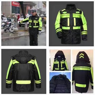 雅姿坊 黑色反光棉衣防水面料加羽绒内胆（同款10件起订） 2021YZF-170-175