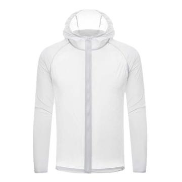 英格杰家 户外防晒衣工作服薄款S-4XL(下单备注尺码） HT-2802，白色