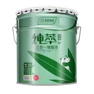 三棵树 纯萃竹炭三合一墙面漆 SCC300，18L/桶