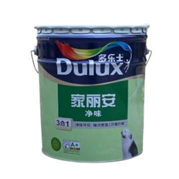 多乐士 家丽安净味3合一内墙乳胶漆 家丽安净味3合一内墙，白色，18L/桶