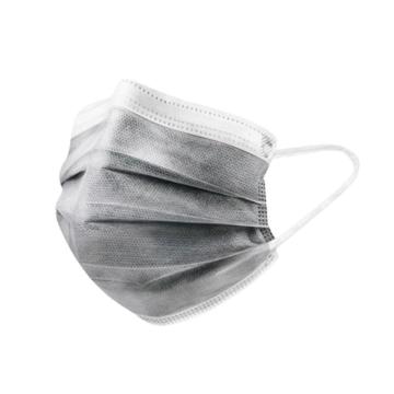 名典上品 通勤口罩活性炭口罩，四层，独立装 M994C灰色 横版