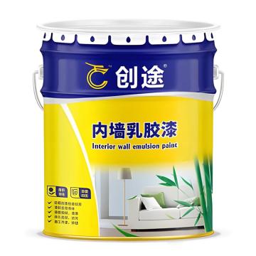 创途 L100内墙乳胶漆 L100内墙乳胶漆，淡灰，20kg /桶