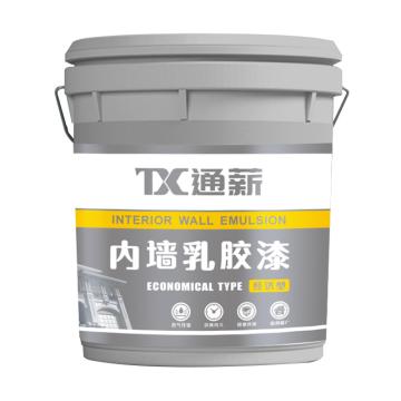通薪 经济型内墙乳胶漆 经济型内墙乳胶漆，国标BG01中绿灰