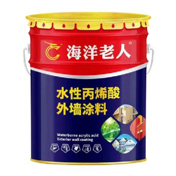 海洋老人 水性高分子丙烯酸防水涂料 飞机灰 水性防水 20KG/桶